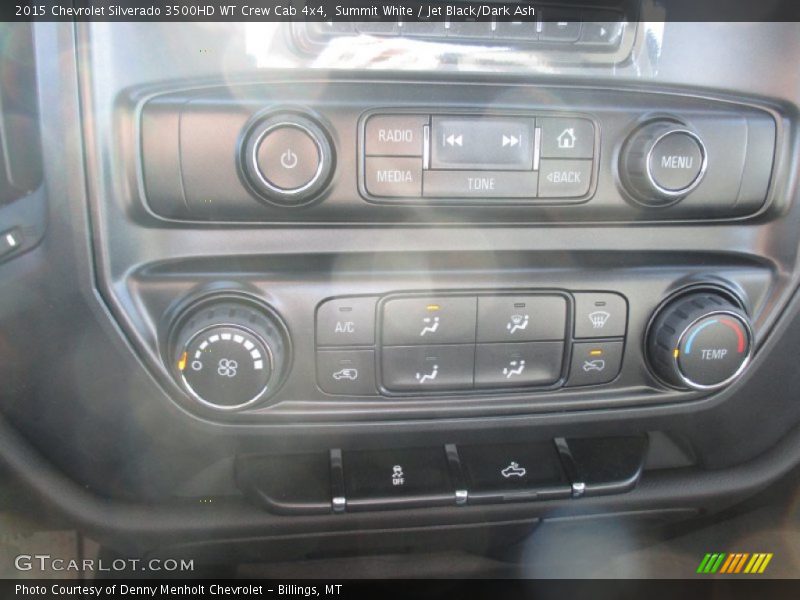 Summit White / Jet Black/Dark Ash 2015 Chevrolet Silverado 3500HD WT Crew Cab 4x4
