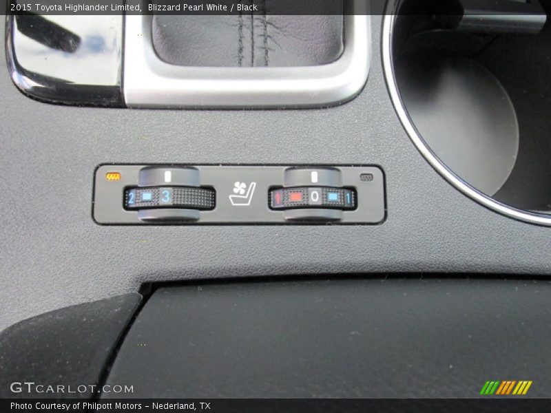 Blizzard Pearl White / Black 2015 Toyota Highlander Limited