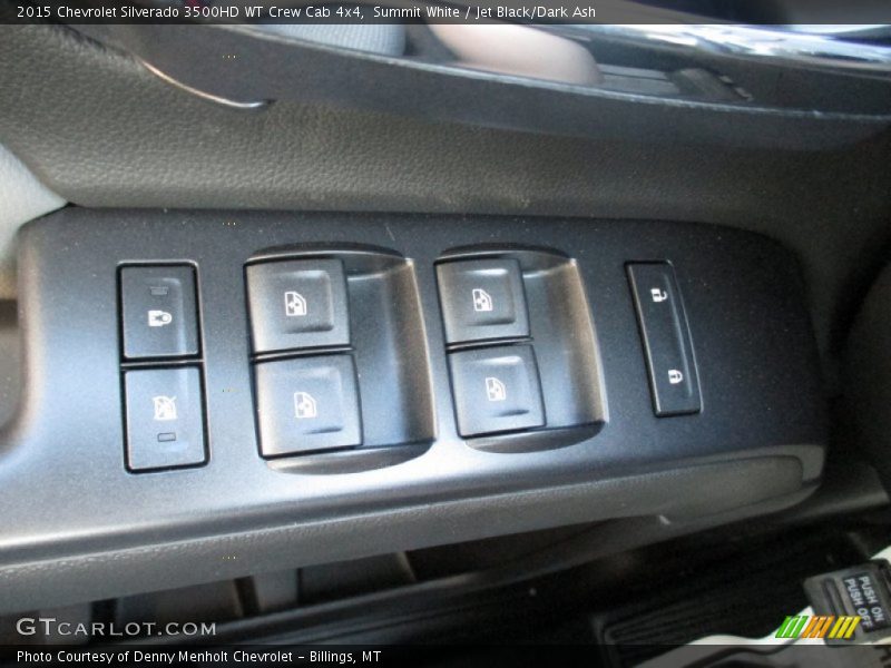 Summit White / Jet Black/Dark Ash 2015 Chevrolet Silverado 3500HD WT Crew Cab 4x4