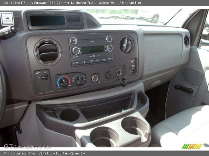 Oxford White / Medium Flint 2011 Ford E Series Cutaway E350 Commercial Moving Truck