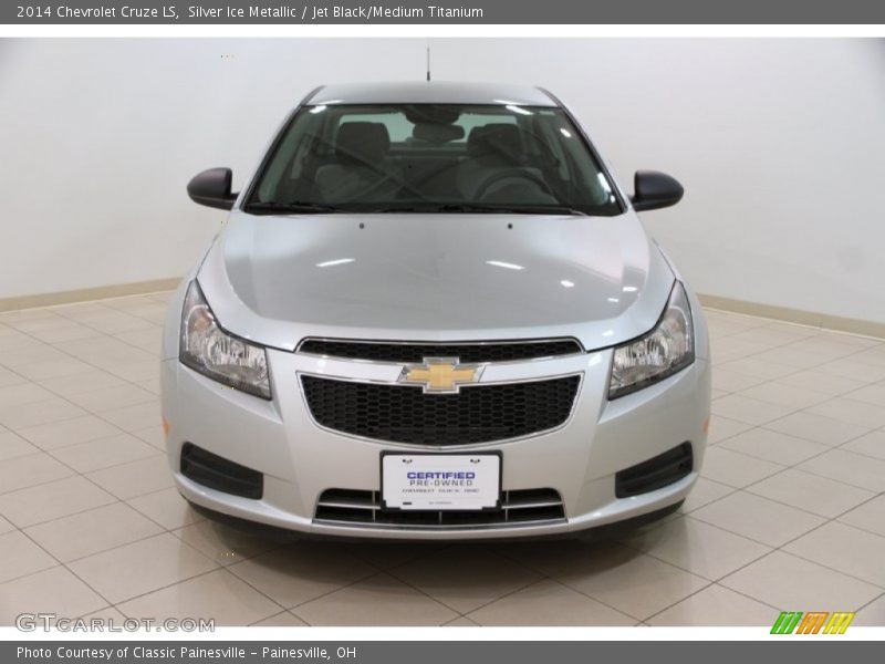 Silver Ice Metallic / Jet Black/Medium Titanium 2014 Chevrolet Cruze LS