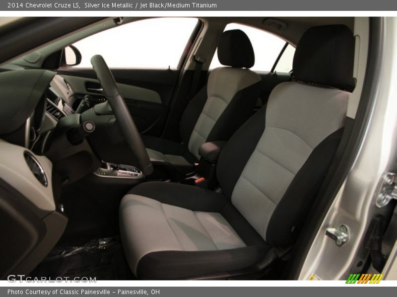 Silver Ice Metallic / Jet Black/Medium Titanium 2014 Chevrolet Cruze LS