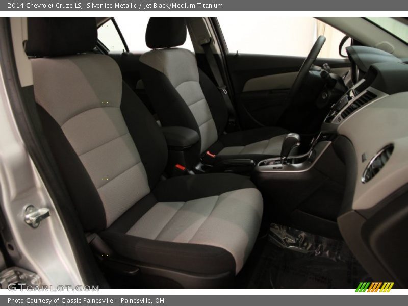 Silver Ice Metallic / Jet Black/Medium Titanium 2014 Chevrolet Cruze LS