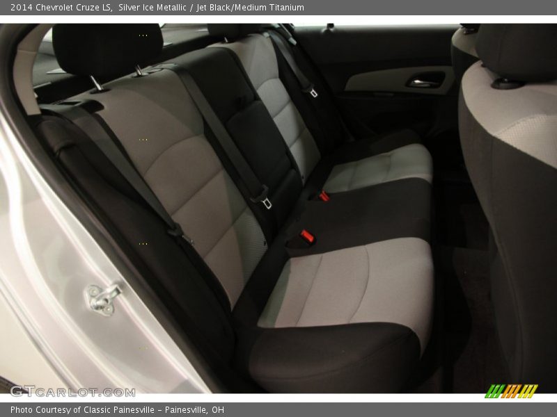 Silver Ice Metallic / Jet Black/Medium Titanium 2014 Chevrolet Cruze LS
