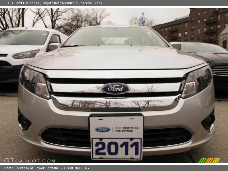Ingot Silver Metallic / Charcoal Black 2011 Ford Fusion SEL