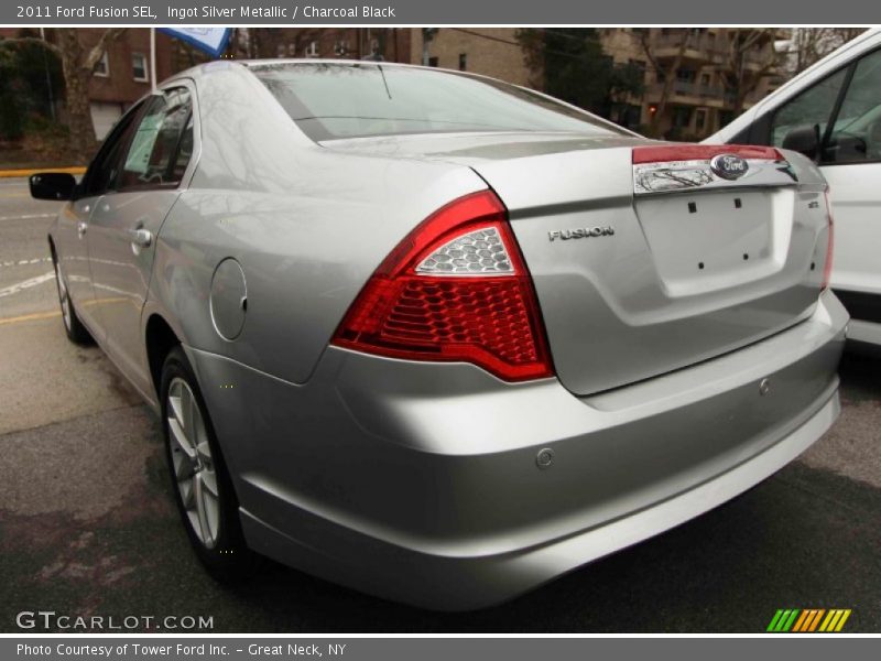 Ingot Silver Metallic / Charcoal Black 2011 Ford Fusion SEL
