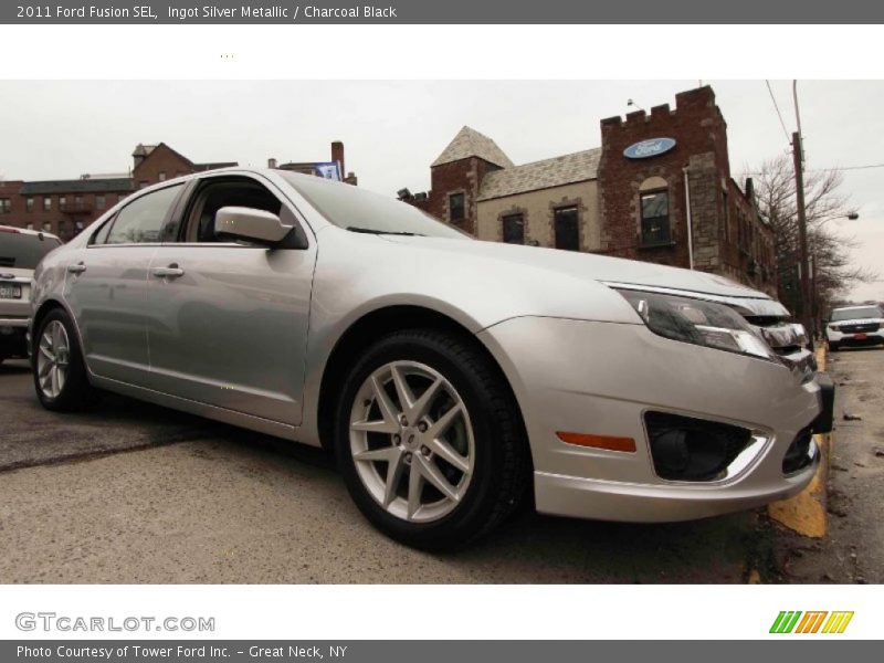 Ingot Silver Metallic / Charcoal Black 2011 Ford Fusion SEL