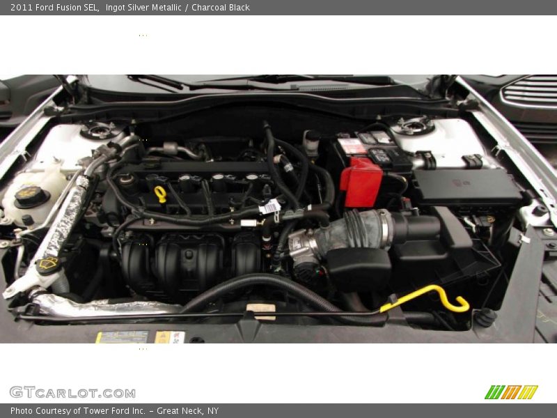 Ingot Silver Metallic / Charcoal Black 2011 Ford Fusion SEL