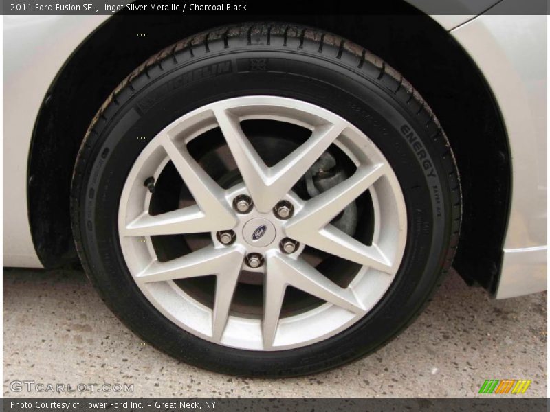 Ingot Silver Metallic / Charcoal Black 2011 Ford Fusion SEL