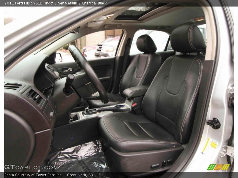 Ingot Silver Metallic / Charcoal Black 2011 Ford Fusion SEL