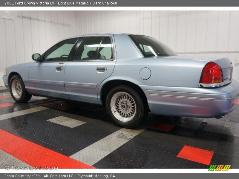 Light Blue Metallic / Dark Charcoal 2001 Ford Crown Victoria LX