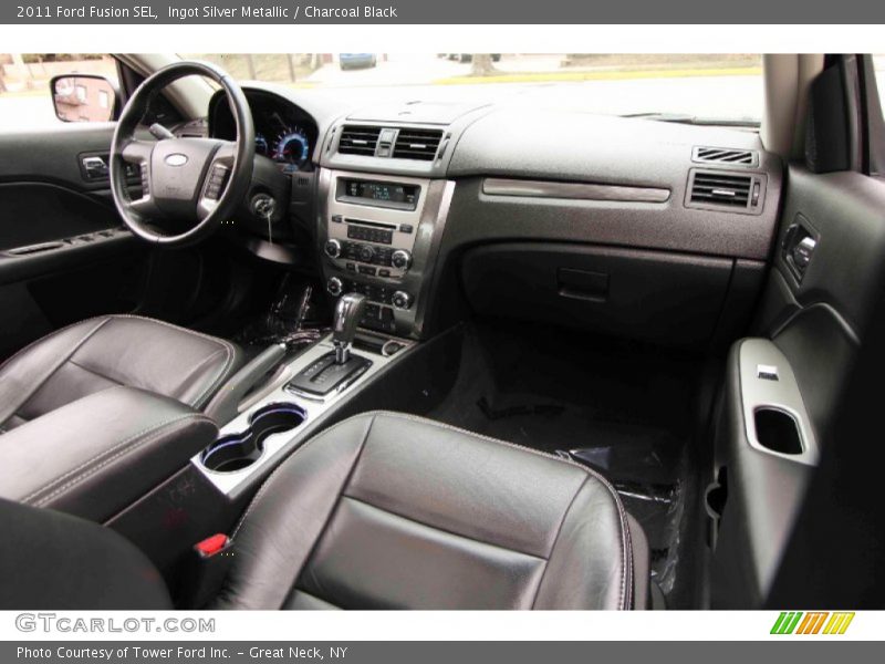 Ingot Silver Metallic / Charcoal Black 2011 Ford Fusion SEL
