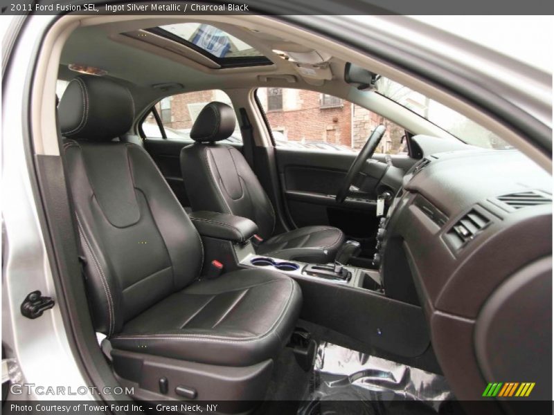 Ingot Silver Metallic / Charcoal Black 2011 Ford Fusion SEL