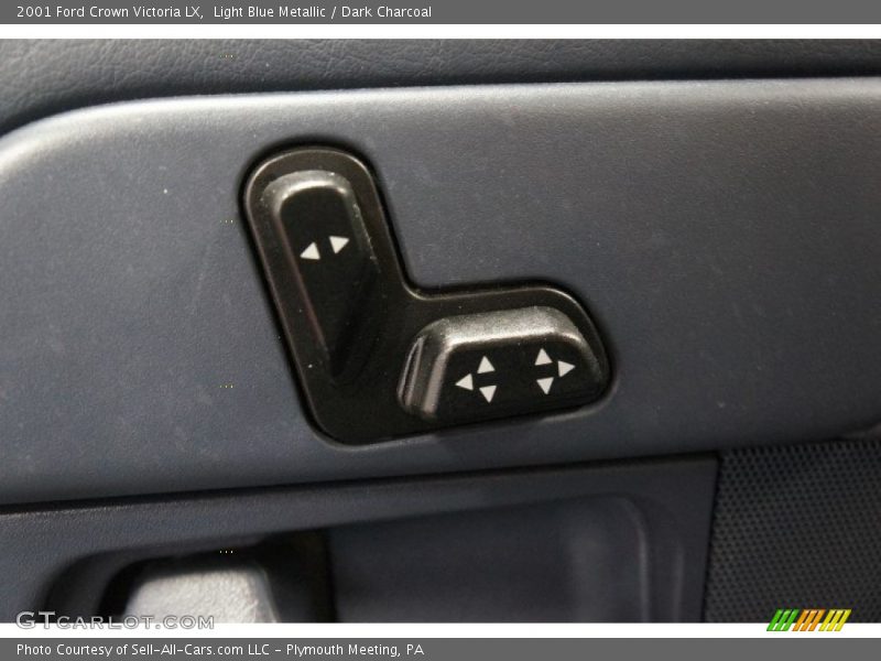 Light Blue Metallic / Dark Charcoal 2001 Ford Crown Victoria LX