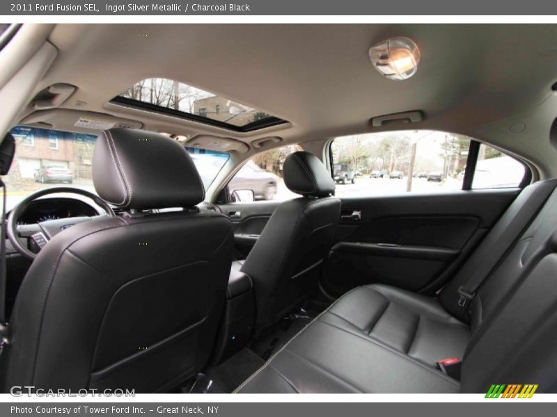 Ingot Silver Metallic / Charcoal Black 2011 Ford Fusion SEL