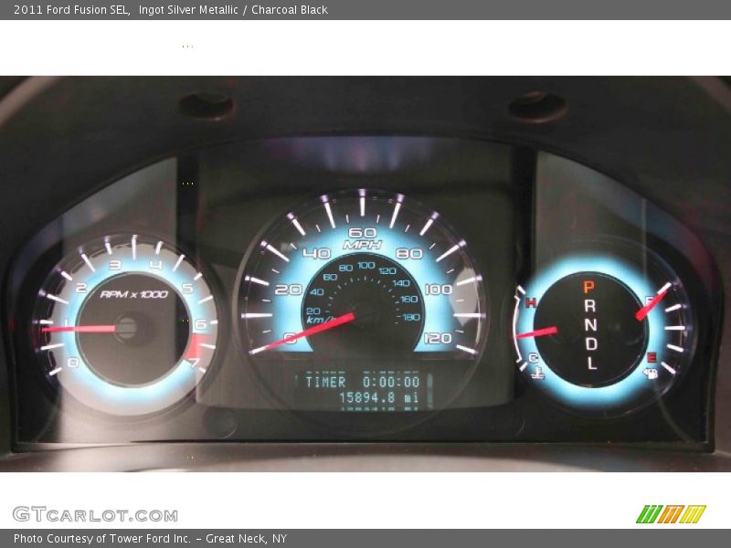 Ingot Silver Metallic / Charcoal Black 2011 Ford Fusion SEL