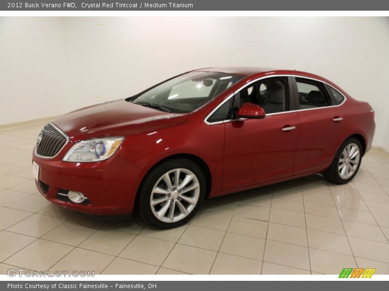 Crystal Red Tintcoat / Medium Titanium 2012 Buick Verano FWD