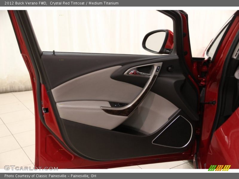 Crystal Red Tintcoat / Medium Titanium 2012 Buick Verano FWD