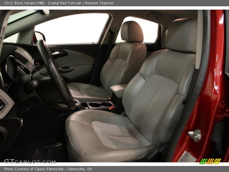 Crystal Red Tintcoat / Medium Titanium 2012 Buick Verano FWD