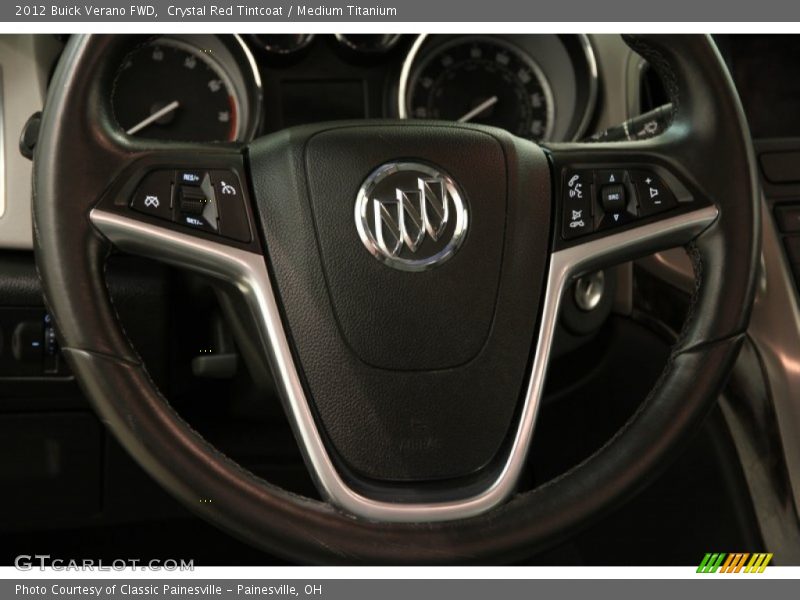 Crystal Red Tintcoat / Medium Titanium 2012 Buick Verano FWD