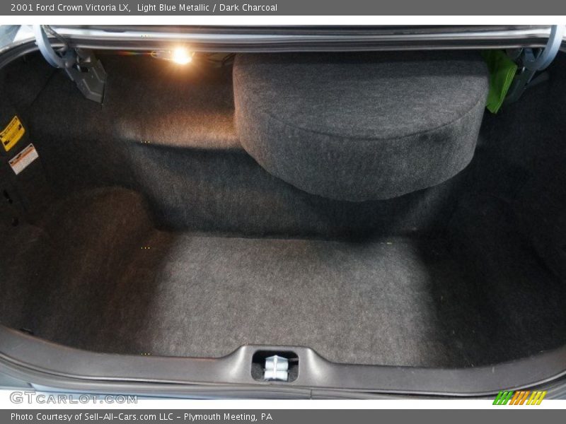 Light Blue Metallic / Dark Charcoal 2001 Ford Crown Victoria LX