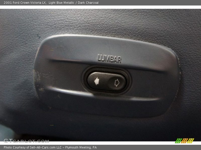 Light Blue Metallic / Dark Charcoal 2001 Ford Crown Victoria LX