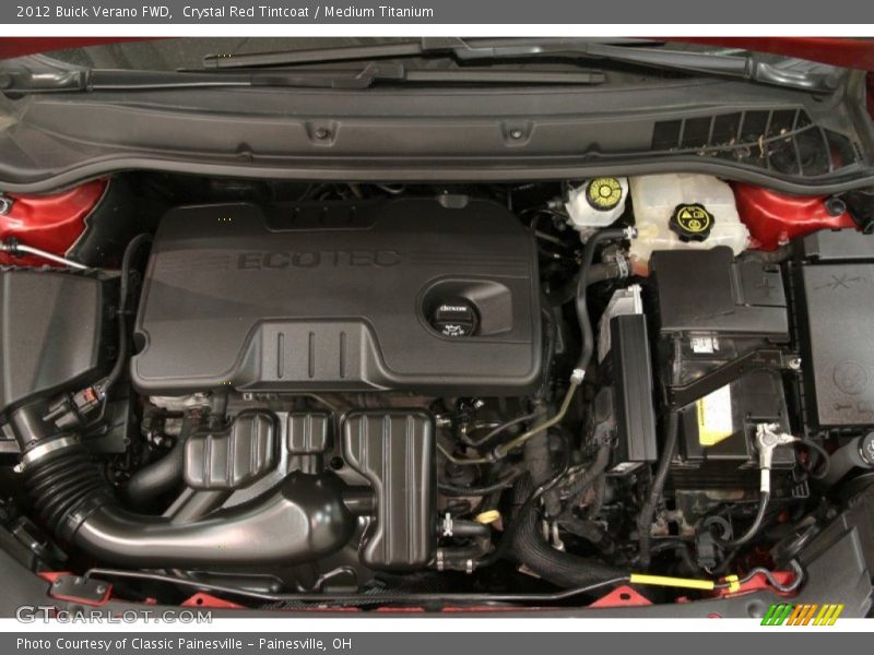 Crystal Red Tintcoat / Medium Titanium 2012 Buick Verano FWD
