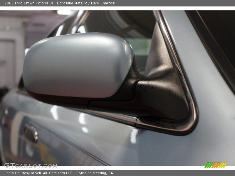 Light Blue Metallic / Dark Charcoal 2001 Ford Crown Victoria LX