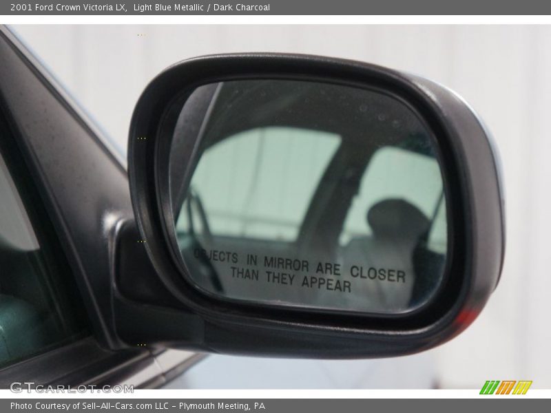 Light Blue Metallic / Dark Charcoal 2001 Ford Crown Victoria LX