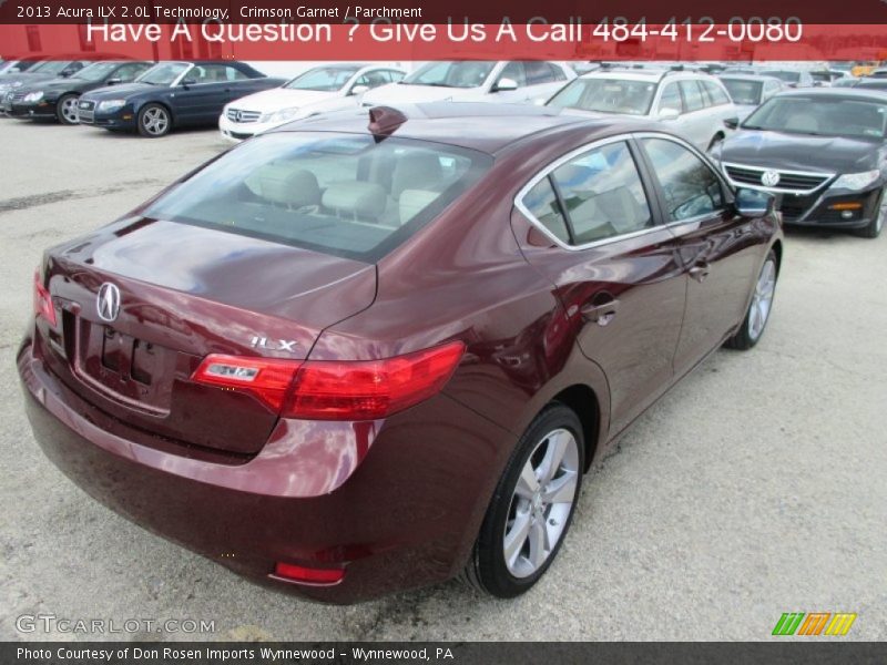 Crimson Garnet / Parchment 2013 Acura ILX 2.0L Technology