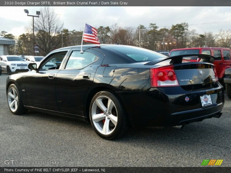 Brilliant Black Crystal Pearl / Dark Slate Gray 2010 Dodge Charger SRT8