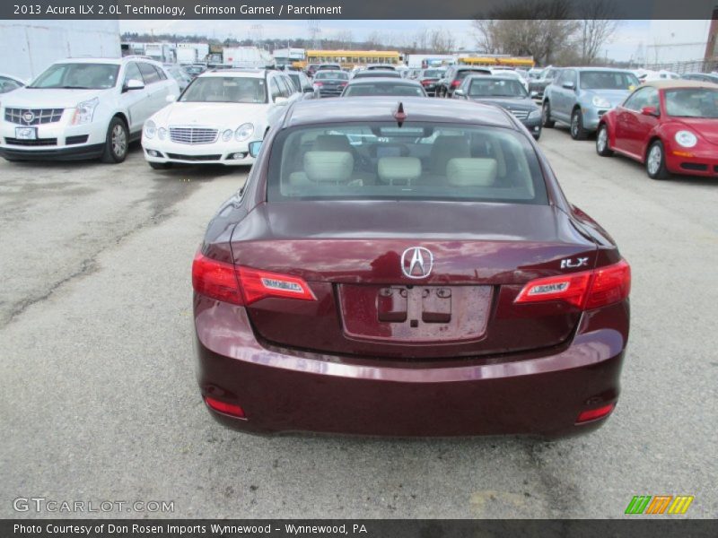 Crimson Garnet / Parchment 2013 Acura ILX 2.0L Technology