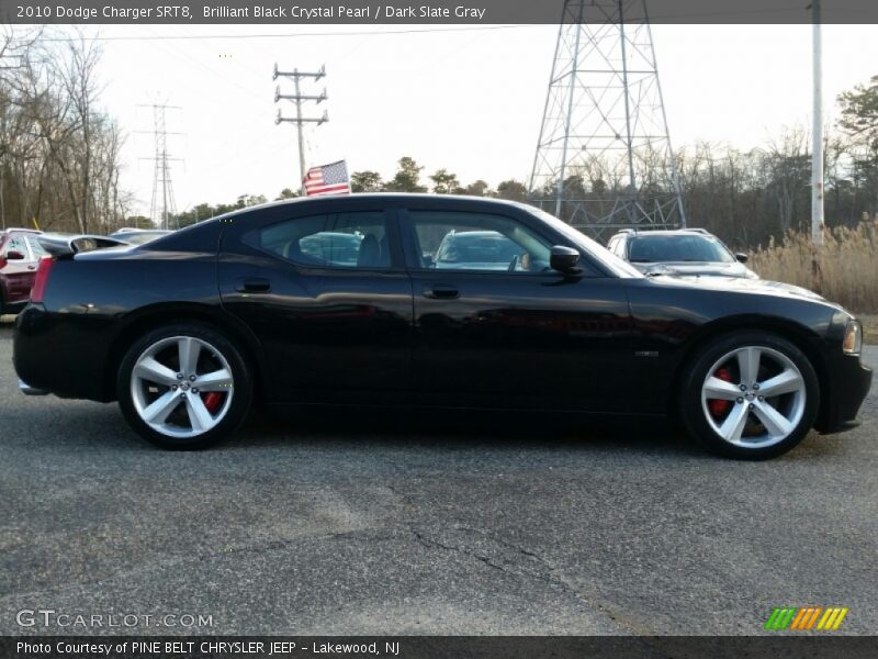 Brilliant Black Crystal Pearl / Dark Slate Gray 2010 Dodge Charger SRT8
