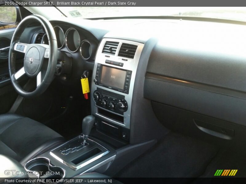 Brilliant Black Crystal Pearl / Dark Slate Gray 2010 Dodge Charger SRT8