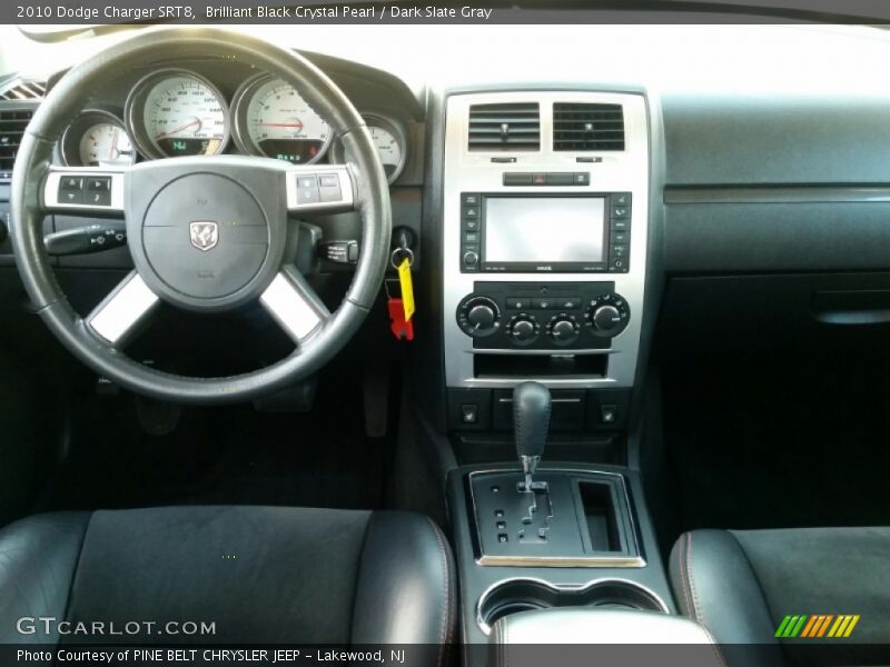 Brilliant Black Crystal Pearl / Dark Slate Gray 2010 Dodge Charger SRT8
