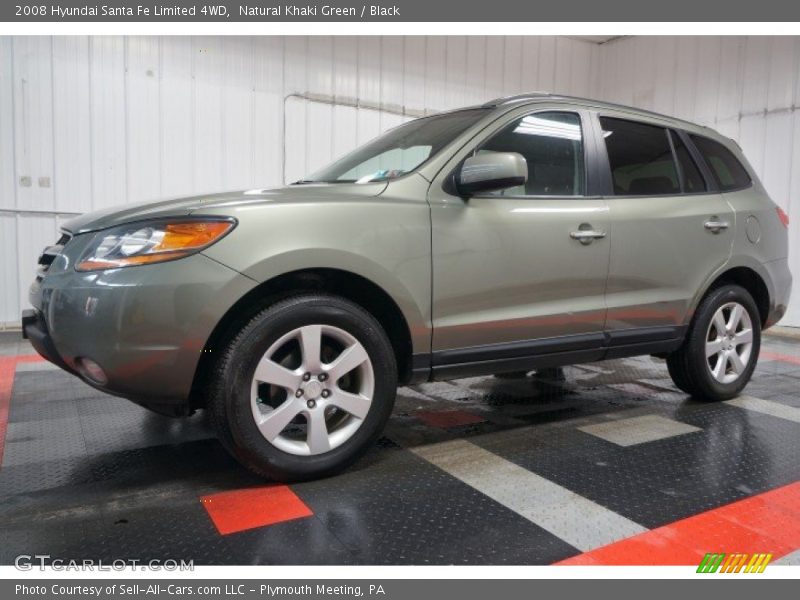 Natural Khaki Green / Black 2008 Hyundai Santa Fe Limited 4WD