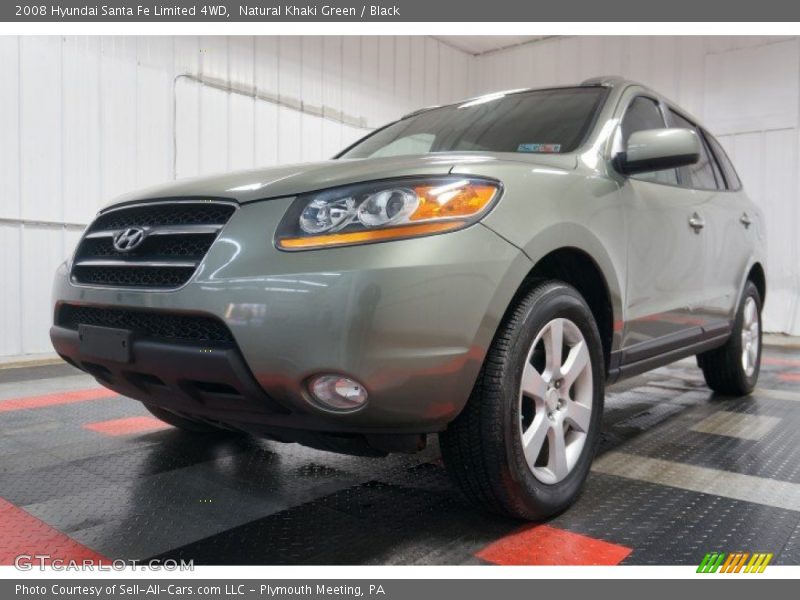 Natural Khaki Green / Black 2008 Hyundai Santa Fe Limited 4WD