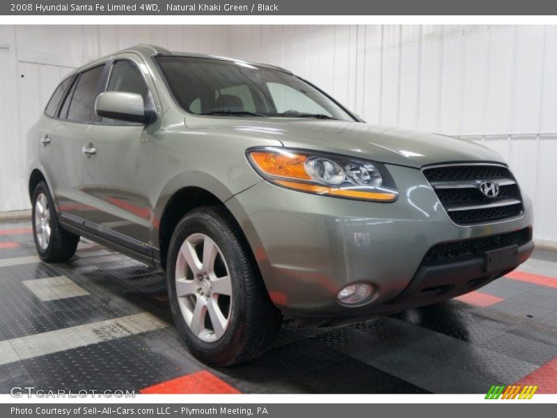Natural Khaki Green / Black 2008 Hyundai Santa Fe Limited 4WD