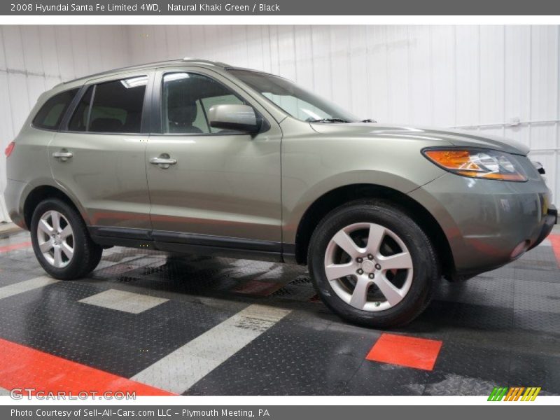 Natural Khaki Green / Black 2008 Hyundai Santa Fe Limited 4WD