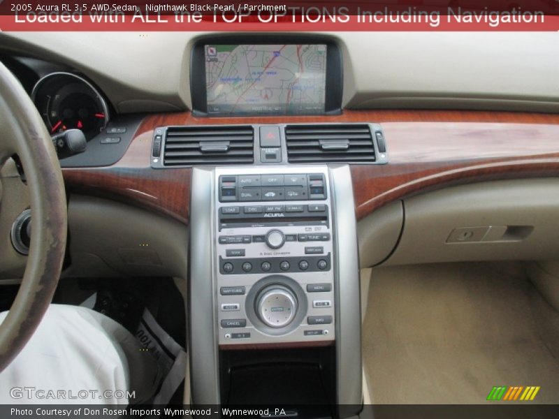 Nighthawk Black Pearl / Parchment 2005 Acura RL 3.5 AWD Sedan