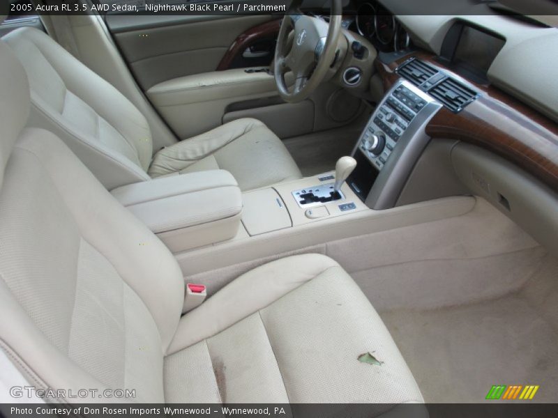 Nighthawk Black Pearl / Parchment 2005 Acura RL 3.5 AWD Sedan