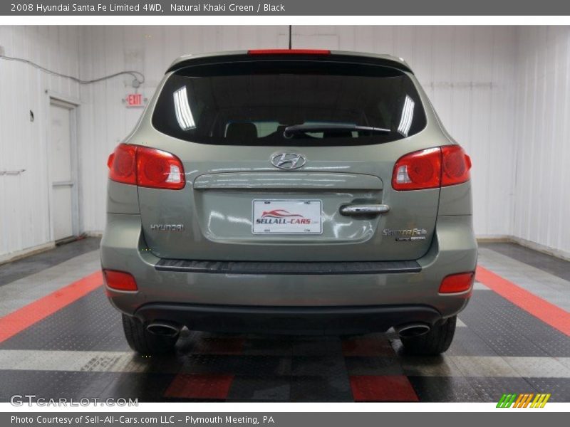 Natural Khaki Green / Black 2008 Hyundai Santa Fe Limited 4WD