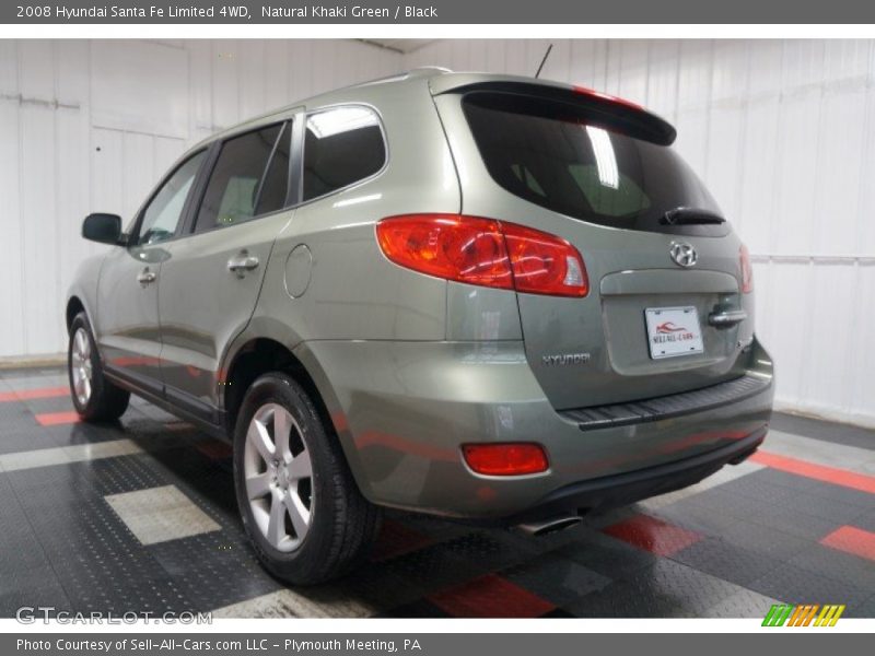 Natural Khaki Green / Black 2008 Hyundai Santa Fe Limited 4WD