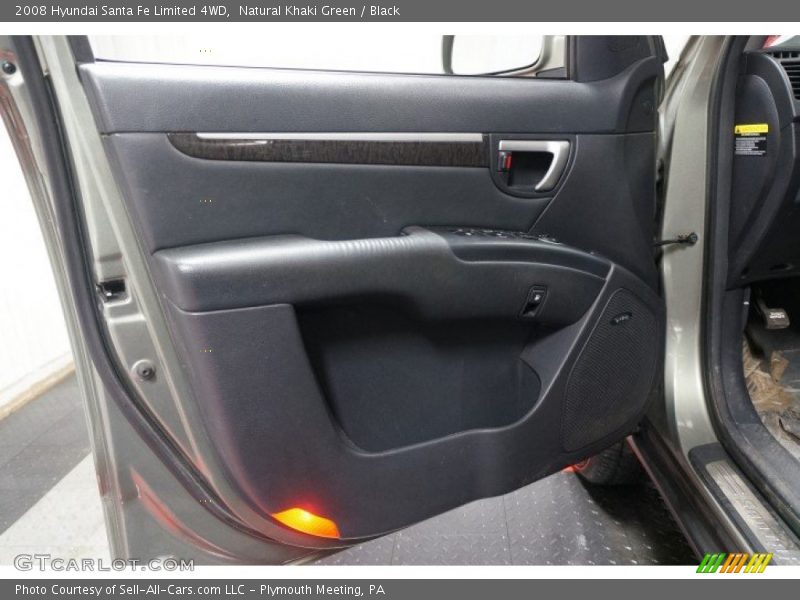 Natural Khaki Green / Black 2008 Hyundai Santa Fe Limited 4WD