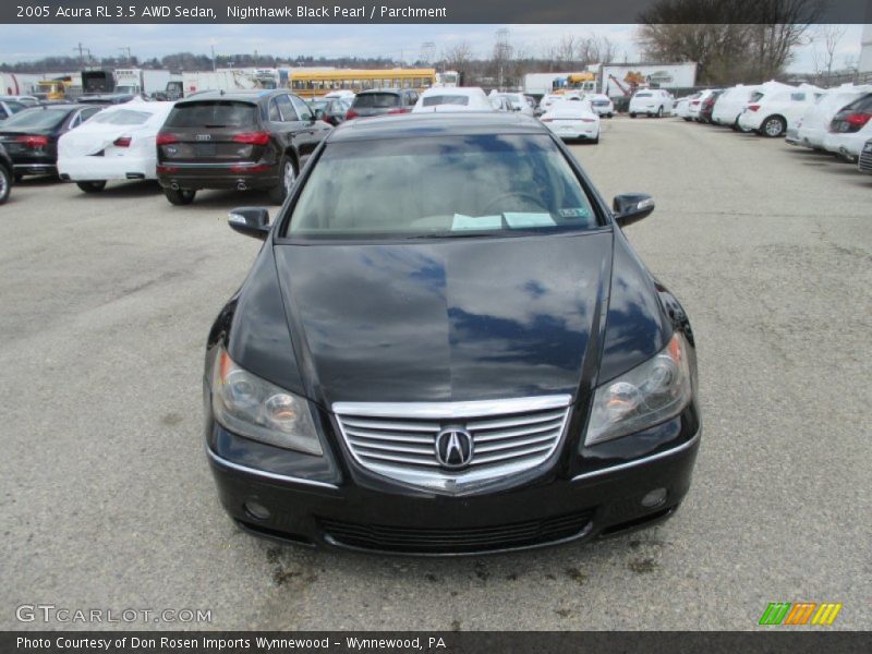 Nighthawk Black Pearl / Parchment 2005 Acura RL 3.5 AWD Sedan
