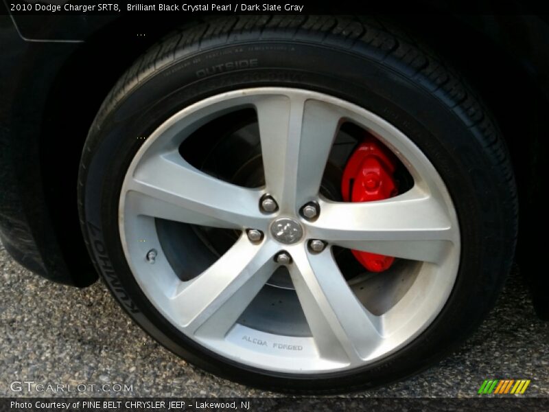 Brilliant Black Crystal Pearl / Dark Slate Gray 2010 Dodge Charger SRT8