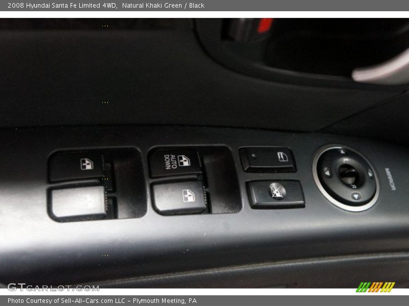 Natural Khaki Green / Black 2008 Hyundai Santa Fe Limited 4WD