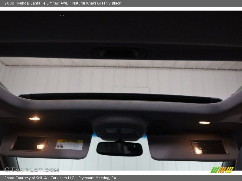 Natural Khaki Green / Black 2008 Hyundai Santa Fe Limited 4WD