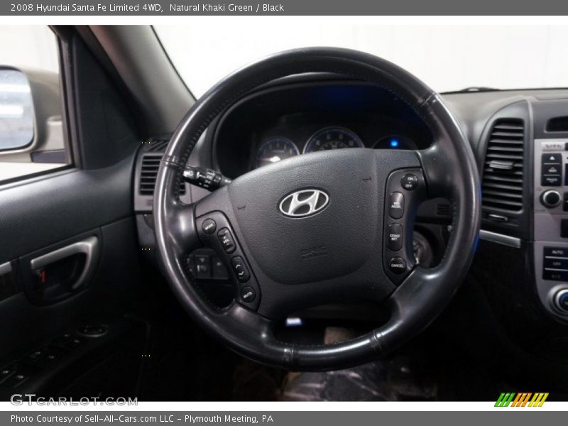 Natural Khaki Green / Black 2008 Hyundai Santa Fe Limited 4WD