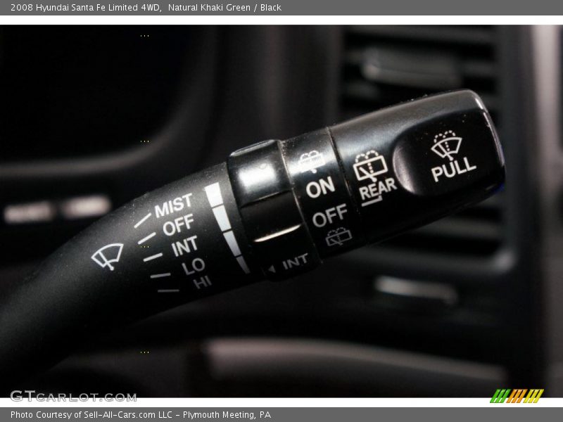 Natural Khaki Green / Black 2008 Hyundai Santa Fe Limited 4WD